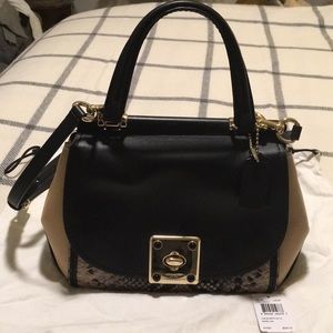 Colorblock Exotic Drifter Top Handle Bag